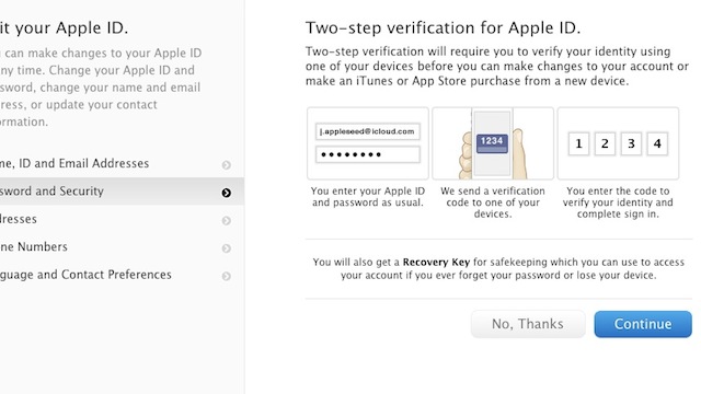 Apple ID两步验证